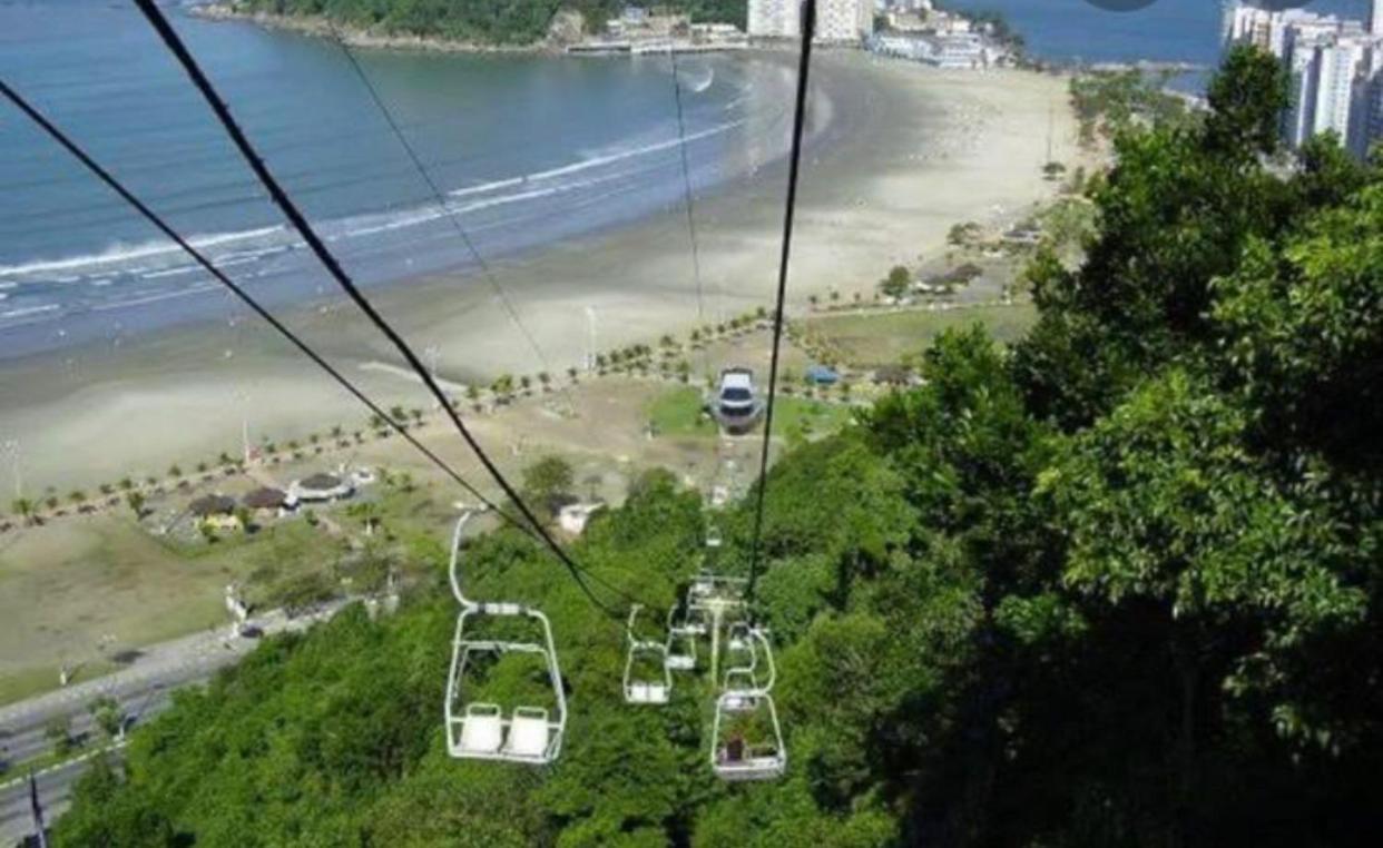 Seu Ap Na Praia Daire São Vicente Dış mekan fotoğraf
