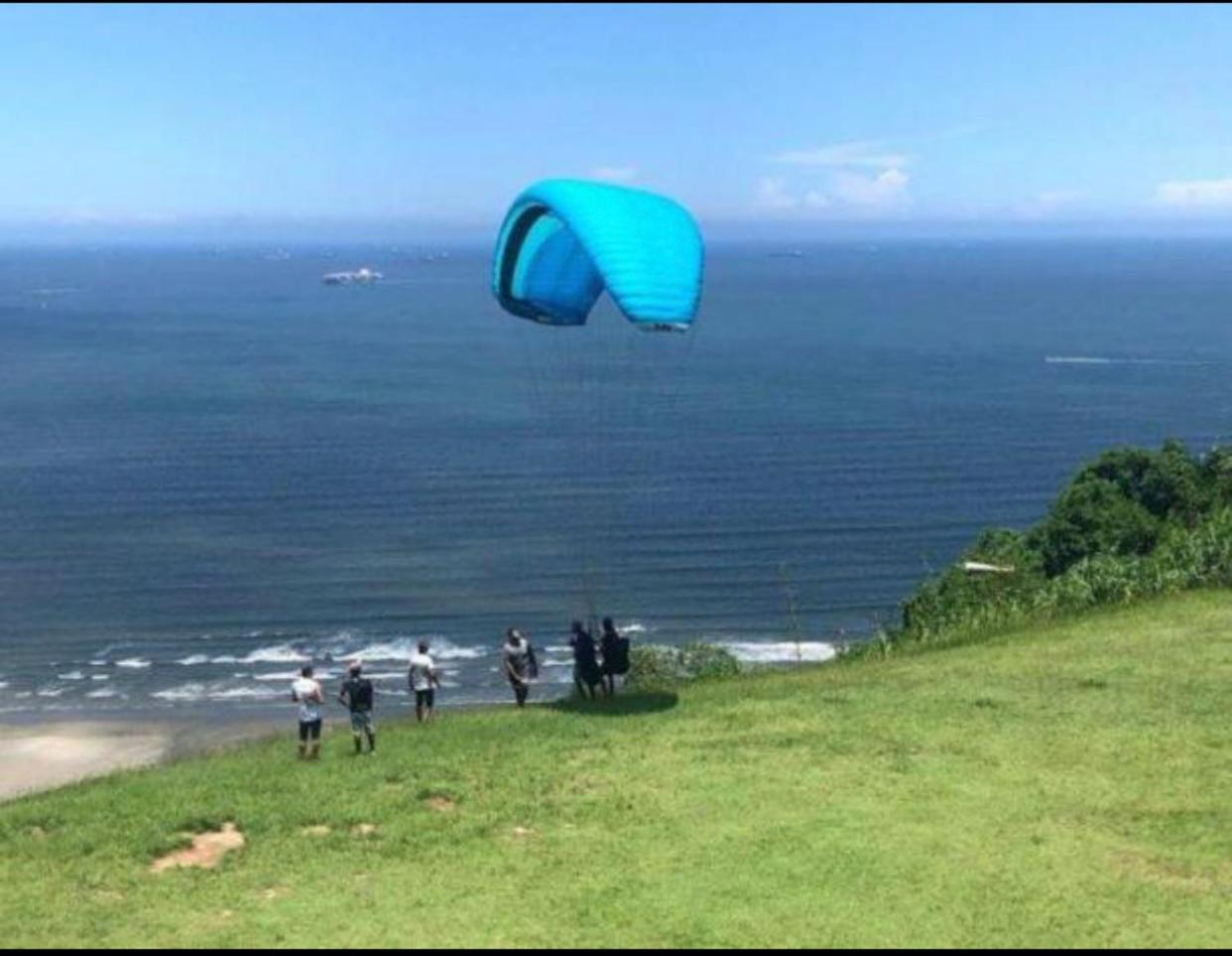 Seu Ap Na Praia Daire São Vicente Dış mekan fotoğraf